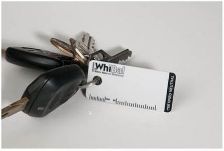WhiBal G7 Key Chain White Balance Reference Gray Card (1 x 2")