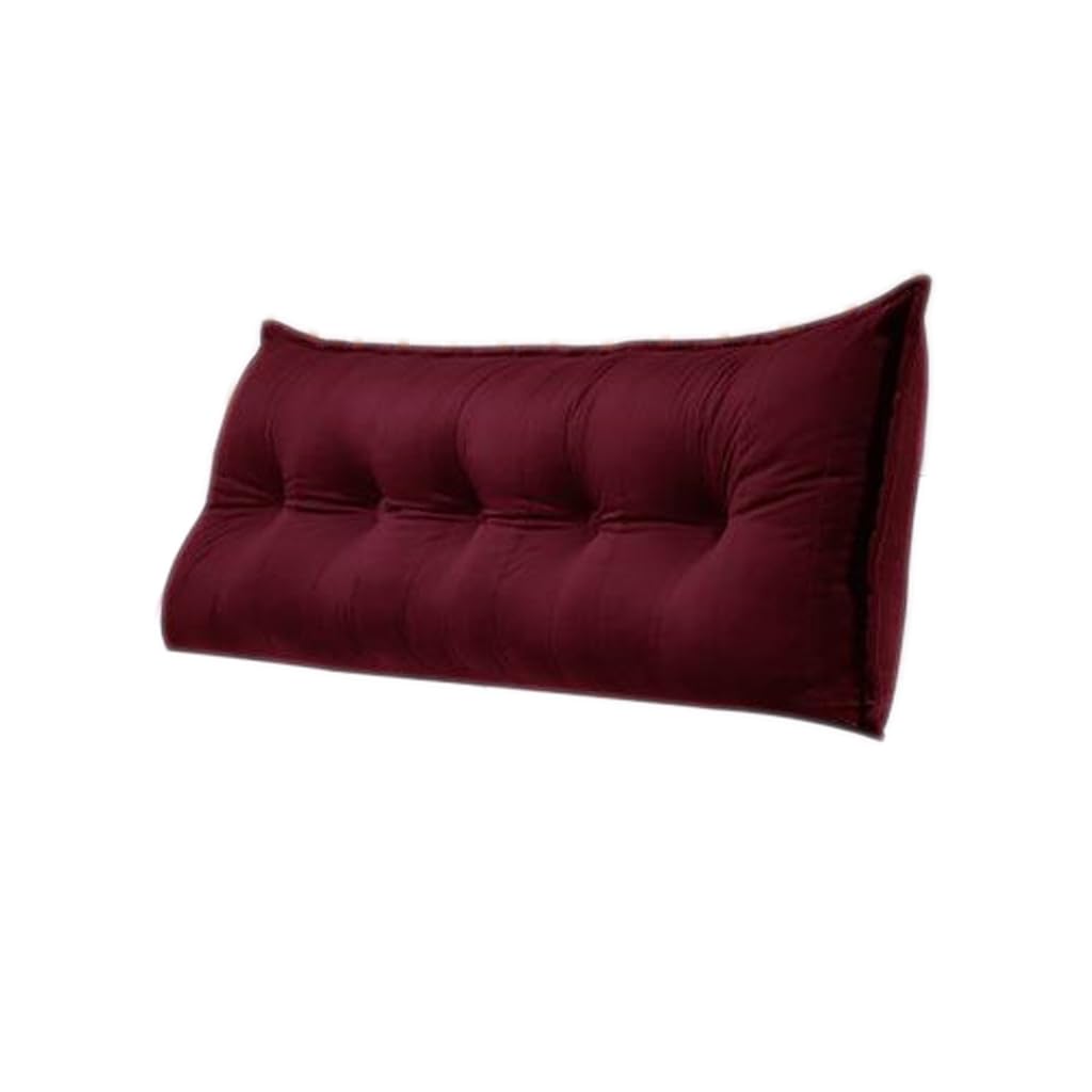Pillow Palette Velvet Cushion in Red Wine (160, cm, 50, cm, Velvet Cushion in Red Wine)