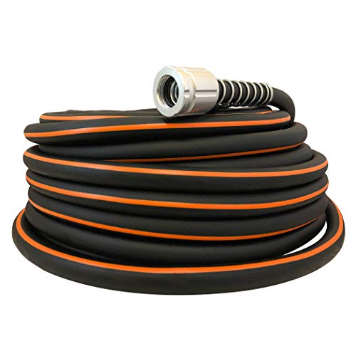 Flexon Flextreme Pro 5/8" x 100ft Performance Rubber Garden Hose – Heavy-Duty, Kink-Resistant, All-Weather Flexibility, Industrial-Grade Couplings, Durable Outdoor Watering Hose for Lawn & Garden by Flexon - Image 2