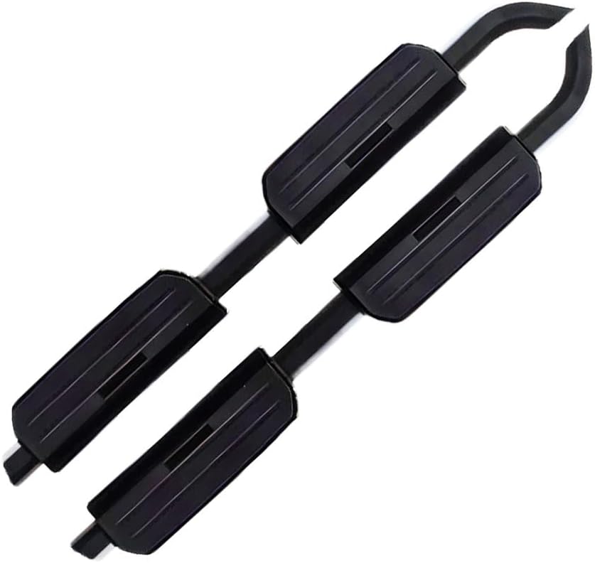 BLAIS Running Board for Chery ICAR 03 2023 2024 Door Fixed Side Step Pedal Nerf Bar Platform Ptotector 2Pcs(with Brackets), Black, rx-001