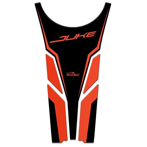 Resin Bike Motorcycle 3D Stickers Compatible with KTM Duke 390 2021-2023 Silver. Tank Protector Protection from Impact and Scratches. Resin Stickers - Made in Italy