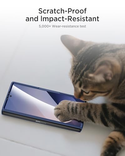 Coque Galaxy Z Fold 7 anti-rayures avec support stylet et verre intégré - 4