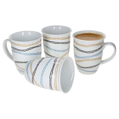 Tazza da caffè in ceramica retrò fatta a mano con manico in