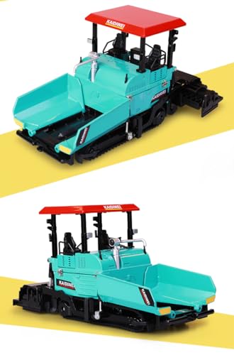 Modelo de pavimentadora a escala 1:40 diecast verde miniatura 6