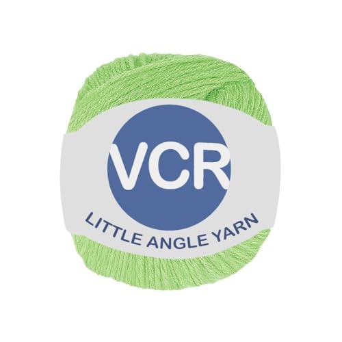 Image of VCR 4 Ply Mint Green Little Angle Yarn, 25 Grams, 92 Meters Length, 100% Acrylic Soft Baby Knitting Yarn for Crochet, Newborn Sweaters, Soft Baby Socks, Mittens and Leggings, Pack of 1