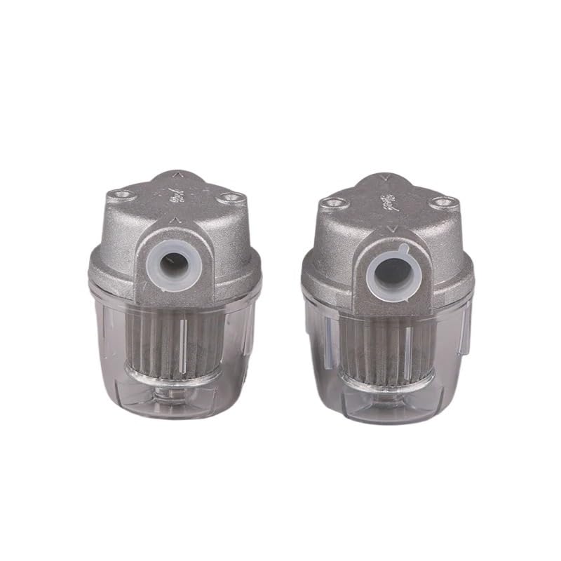Filtro Gasoil Filtro de aceite taza PC transparente 1/4 3/8 pequeño filtro combustible diésel para caldera quemador 25L/H piezas universales Filtro Diesel para Coche(A2)