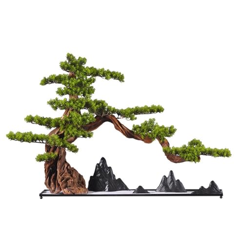 Artificial Bonsai Tree Simulation Welcome Pine Bonsai Green Potted Plants
