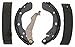 ACDelco Silver 14814B (19255652) Bonded Rear Drum Brake Shoe Set with Lever