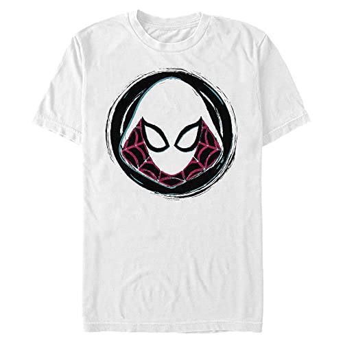 T-shirt blanc Gwen Marvel grande taille 3XL coupe classique homme