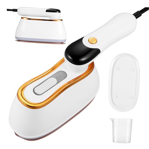 Cabilock Plancha De Mano Plegable Plancha De Viaje Abs Color Blanco