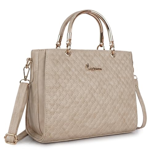Image of Lady Quinton Quilted Handbag with Detachable Shoulder Strap