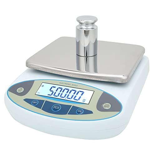 Báscula Digital de Precisión 5000g 0.01g 100-240V miniatura 4