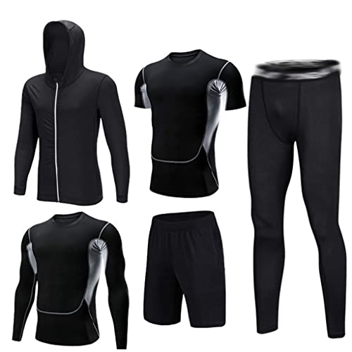 Ensemble d'entraînement grande taille homme vêtement sport stretch