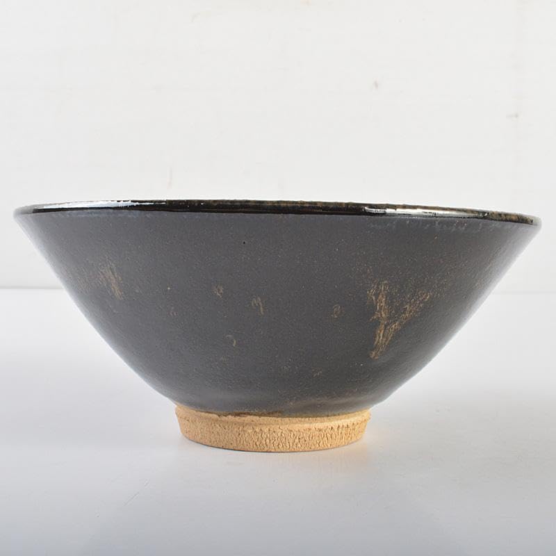 Amazon.co.jp: 茶道具 人間国宝 加藤土師萌 黒唐津 茶碗 共布共