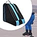 Aymzbd Rollers Skate Bag Skating Shoes Storage Bag for Girls Boys Supplies Ice Skate Backpack for Outdoor Inline Skates, Blue