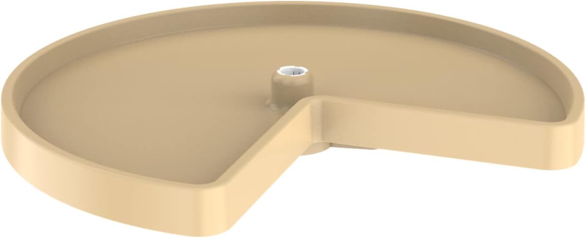 REV-A-SHELF Value Line Polymer Kidney Lazy Susan Shelf for Corner Base Cabinets