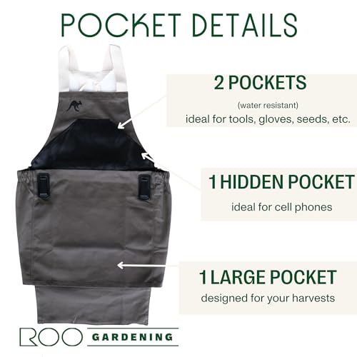 The Roo COMOYA Roo Gardening Apron With Pockets And Harvesting Pouch thumb #1