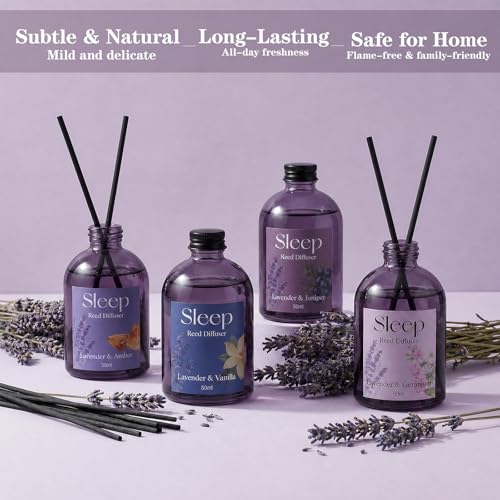 SCENTORINI Reed Diffuser Set, 6.76oz, Lavender Essential Oil Diffuser - image 8