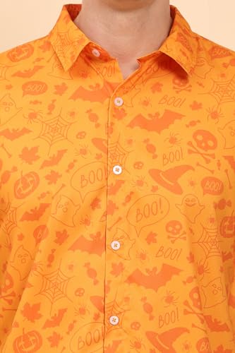 Image of Boys Printed Casual Shirt Short Sleeve Button Down Beach Shirt for Kids
