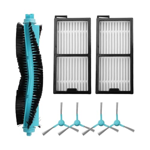 FUANA Kit de filtro de cepillo lateral principal para robot aspirador Cecotec Conga 5090 5490 5690 6090 6490 7090 accesorios de repuesto, 1 juego de robot aspirador