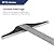 Pacific Arc 24 Inch T Square, Traditional Stainless Steel, Graduated Inch and Pica