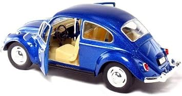 KiNSMART 1967 Volkswagen Beetle 1:24 Ölçekli 6½ Die Cast Metal Model Oyuncak Araba 3Set