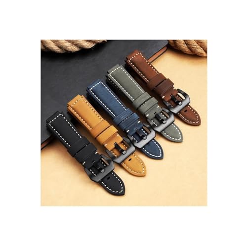 Bracelet rétro 24mm en cuir robuste pour DW-H5600MB G-Shock