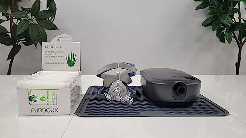 100% Cotton CPAP Mask Wipes Travel Box Unscented with Aloe Vera (70 wipes)-CPAP Supplies, CPAP Accessories - Image 3