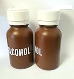 2-Pack Physician Supplies Alcohol Bottles (2 Pack)