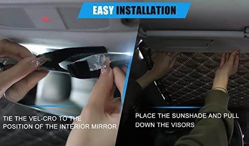 For Tesla Windshield Sunshade For Model 3/Y - 4 Layers Car Window Sun Shade For Tesla Model Y Model 3 Accessories 2016-2023 #TOP5