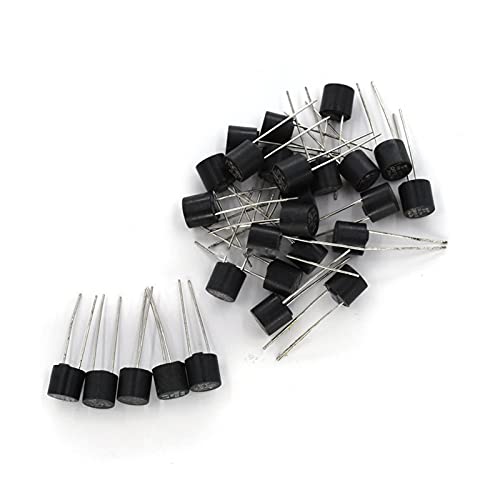 50PCS Cylindrical Fuse Kit T2A T3.15A T4A T5A T6.3A 250V SR-5 2Pin Slow Blow Assortment 5Kinds Each 10PCS miniatura 5