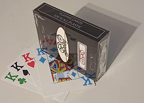 Poker Karten - 100% Plastik - 4 Colour Deck (rot) - JBO Gambling Premium