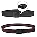 2 Piezas Cinturon Hombre Tactico Nylon Militar con Hebilla Plástica (Negro y...
