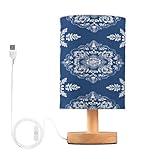 Cadeau idéal : la lampe de chambre d'enfant à imprimé ethnique peut non seulement correspondre à différents styles et fournir des thèmes décoratifs, mais aussi prendre soin de vos yeux la nuit, pour Noël, Halloween, anniversaire, pendaison de crémaillère