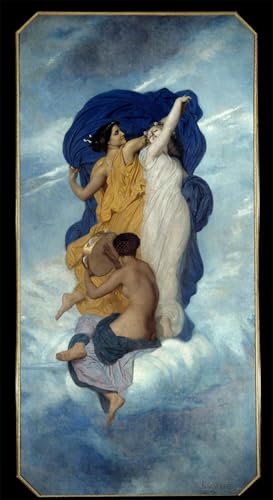 Impression d'affiches La Vierge Consolatrice Bouguereau Toile 60x90cm