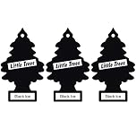 Little Trees Air Freshener Tree LTZ004 Black Ice Fragrance For Car Home Boat Caravan - Triple Pack