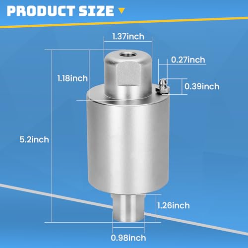 Lonsge Washer Replacement Rotary Swivel Head Fit for BE Whirl-A-Way 16 in, 20 in, 22in, 24 in, 30in Surface Cleaner, Surface Cleaner Swivel Head Replace Part 85.790.004，8 GPM，4000 PSI - Thumbnail 7