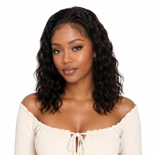 ManeMajesty 13x6 Body Wave Lace Front Wig Human Hair for Women 16 Inch