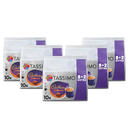 Tassimo Cadbury Orange Hot Chocolate Pods x10 (Pack of 5 Total 50 Drinks)