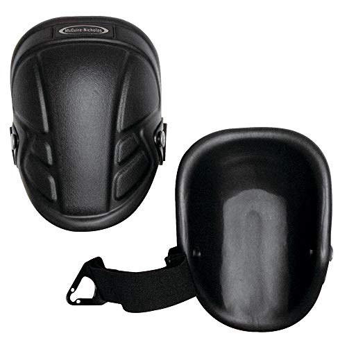 Mcguire-Nicholas - 1Mn-350 Tuff Shell Knee Pads | Lightweight Ergonomic Design Lined With High Density Eva Foam | All-Weather Knee Pads For Flooring, Construction, Painting, Welding, Plumbing,Black #TOP4