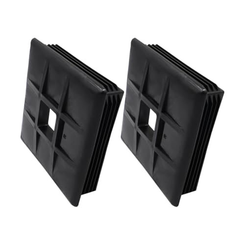 Mandark 2PCS RV Bumper Plug End Cap, 4 Inch Square Camper