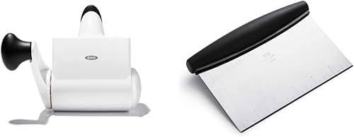 Miniatura 1 de OXO Good Grips - Rallador giratorio y buen agarre de acero inoxidable raspador y picador