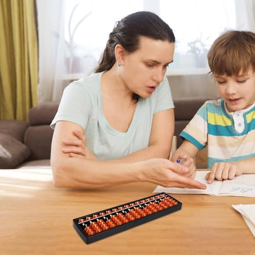 Ábaco chino portátil para aprender aritmética y mejorar concentración infantil 5