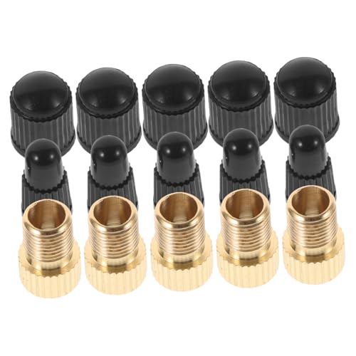 BESPORTBLE Universal Bike Valve Adapter 15 Pack Bike Tire Valve Caps Compatibility for Bicycles Bicycle Pump Adapter Easy to Carry Sturdy for Replacement Use