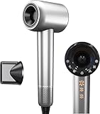 Secador de Cabelo Profissional 1500W, Baixo Ruído, Íons Negativos, Controle de Temperatura, Motor Brushless de Alta Velocidade (120000 RPM), Secagem Rápida, Portátil, 127v/20A