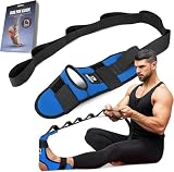 DMoose Fitness Estirador De Pies Y Pantorrillas Con Correa Acolchada Ajustable Para Fascitis Plantar, Isquiotibiales, Correa De Estiramiento De Piernas Para Yoga Para Mejorar La Flexibilidad