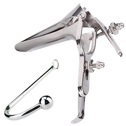 Poison Pear Espéculo espéculo de aço inoxidável e superfície de esteira de gancho de metal 2 unidades.