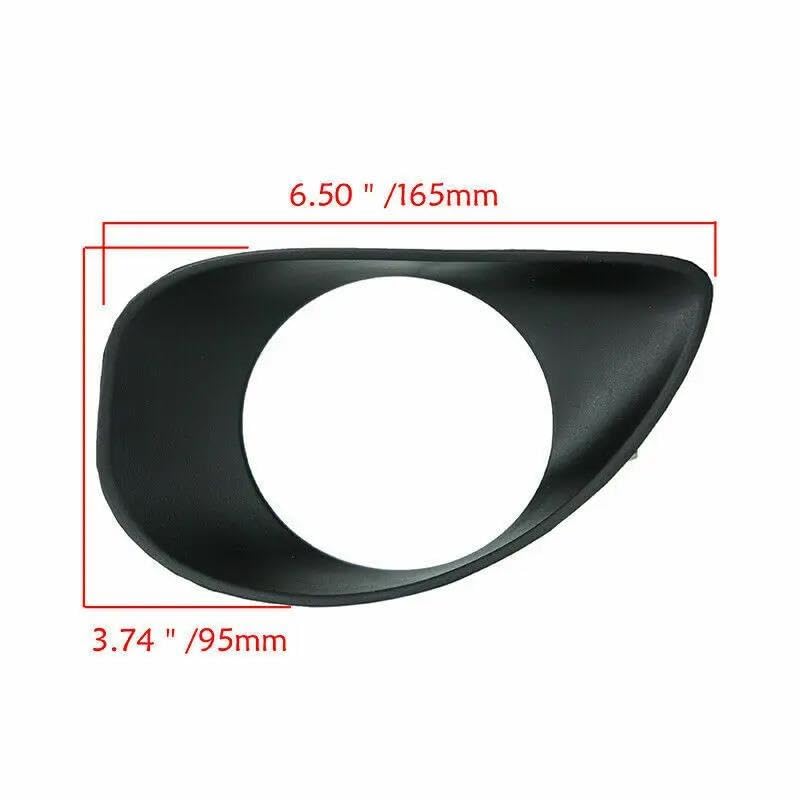 Marco luz antiniebla delantera izquierda para parachoques de Yaris Hatchback 2