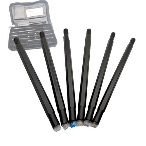 Stylo de test de dureté 10 cm pour identifier les minéraux et éviter les fausses pierres
