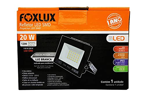 Refletor LED 20W - Verde Bivolt Foxlux